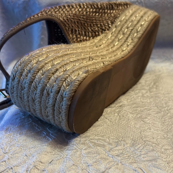Tan size 7 wedges by  Steven,Raffia upper material - Picture 5 of 6